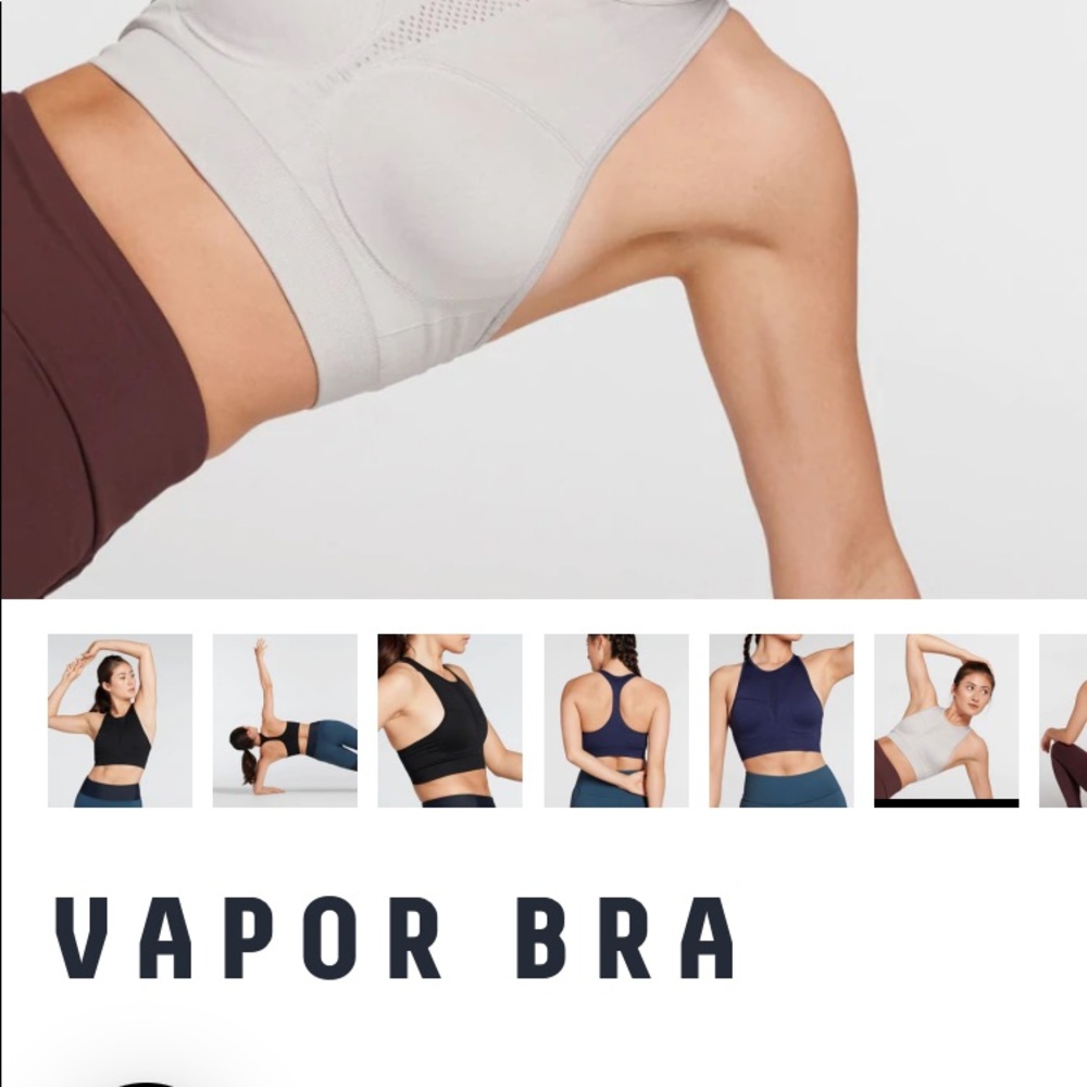 RYU Sports Bra Vapor Taupe (Raindrop)Padded Pullover Canadian Design M NWT